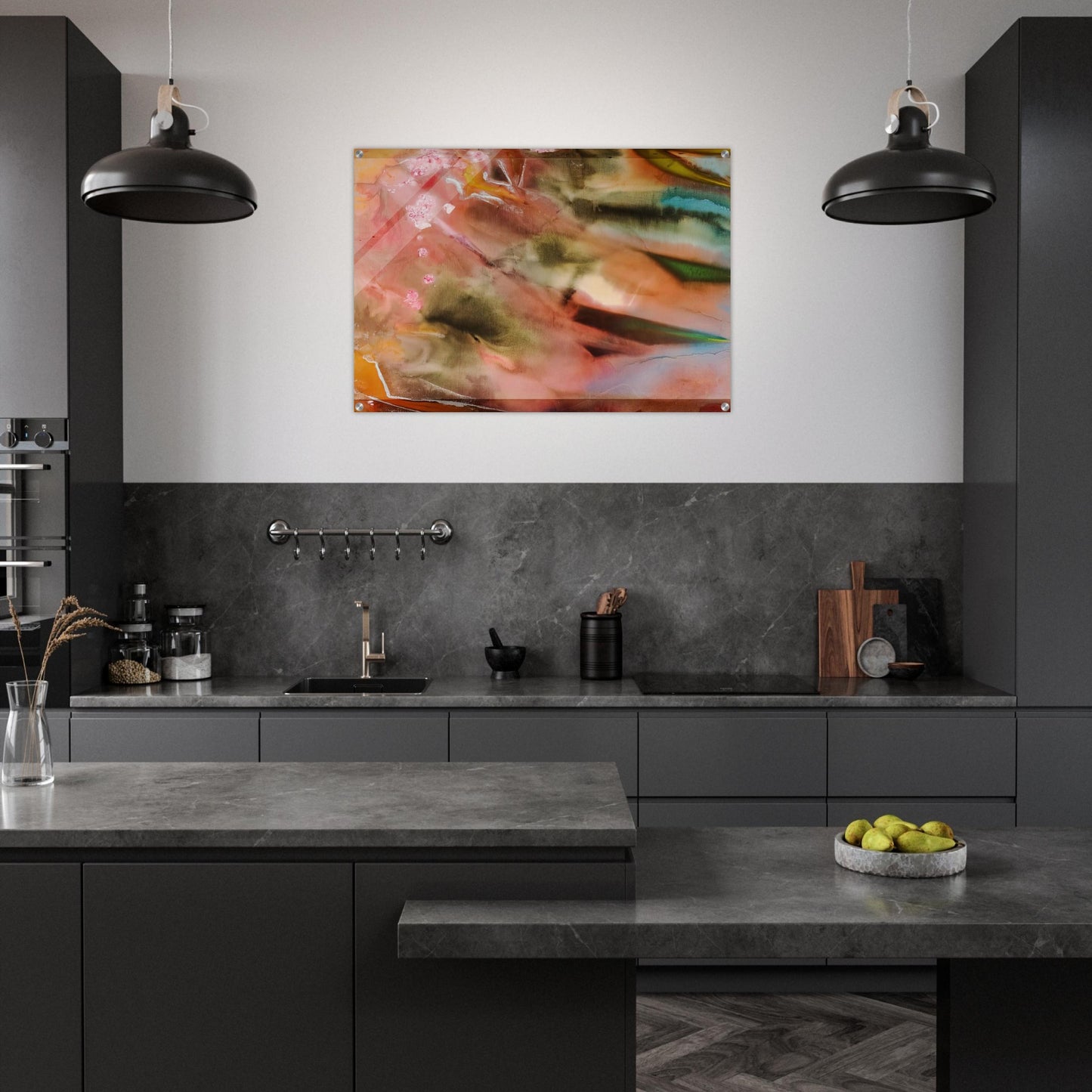 Loon - Sam Gilliam Acrylic Print - 70x100 cm / 28x40″ inches