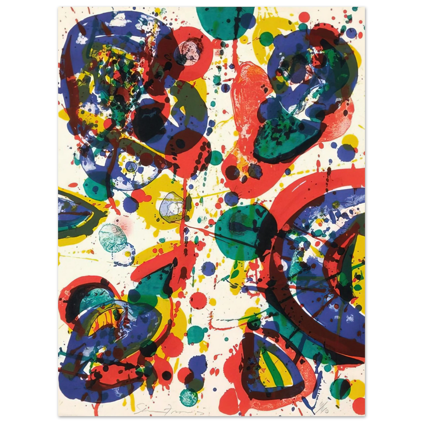 Sam Francis - Firework Fine Art Poster - Default Title