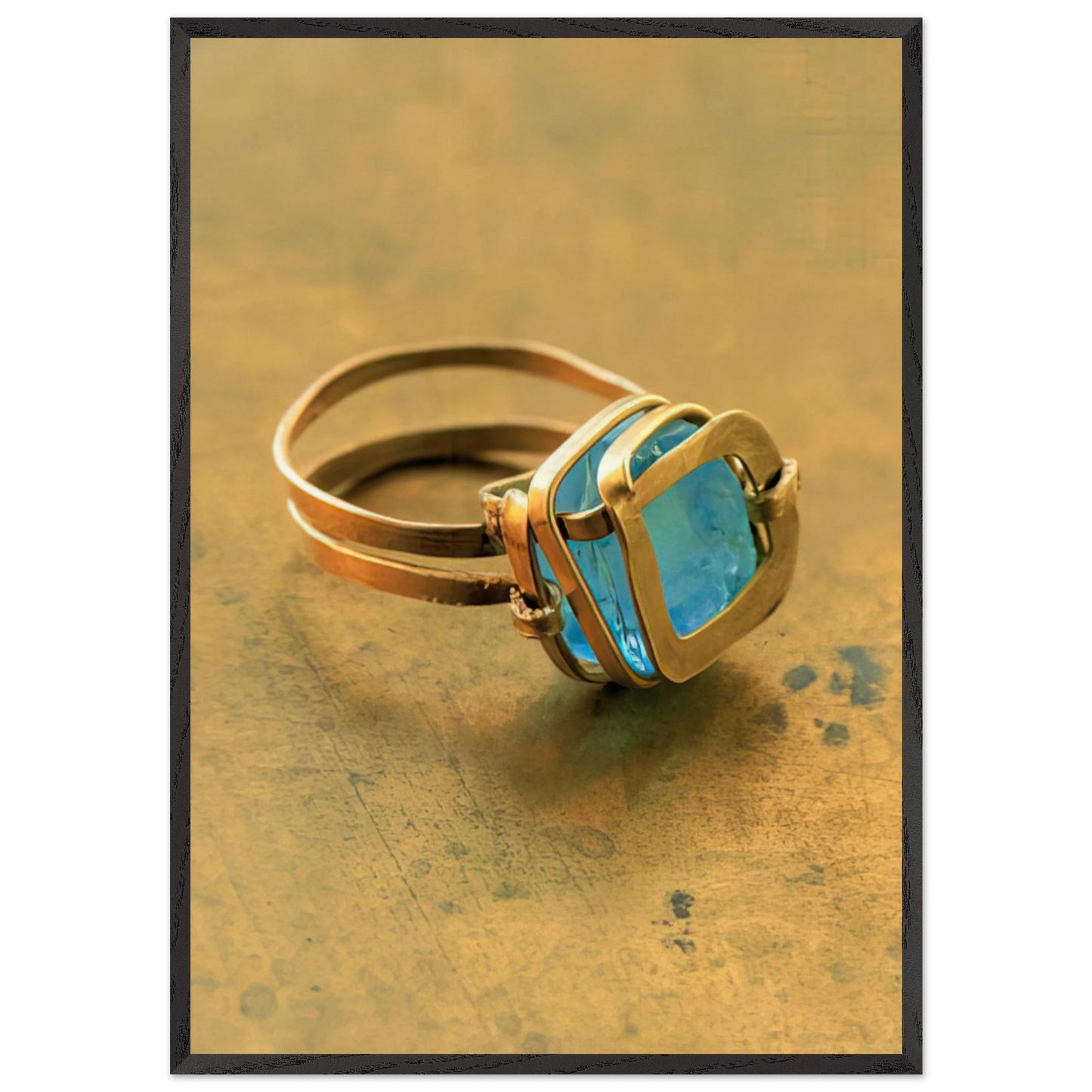 RING 1938 - Alexander Calder Framed Art Print – Black Wooden Frame - Default Title - -Framed Art Print