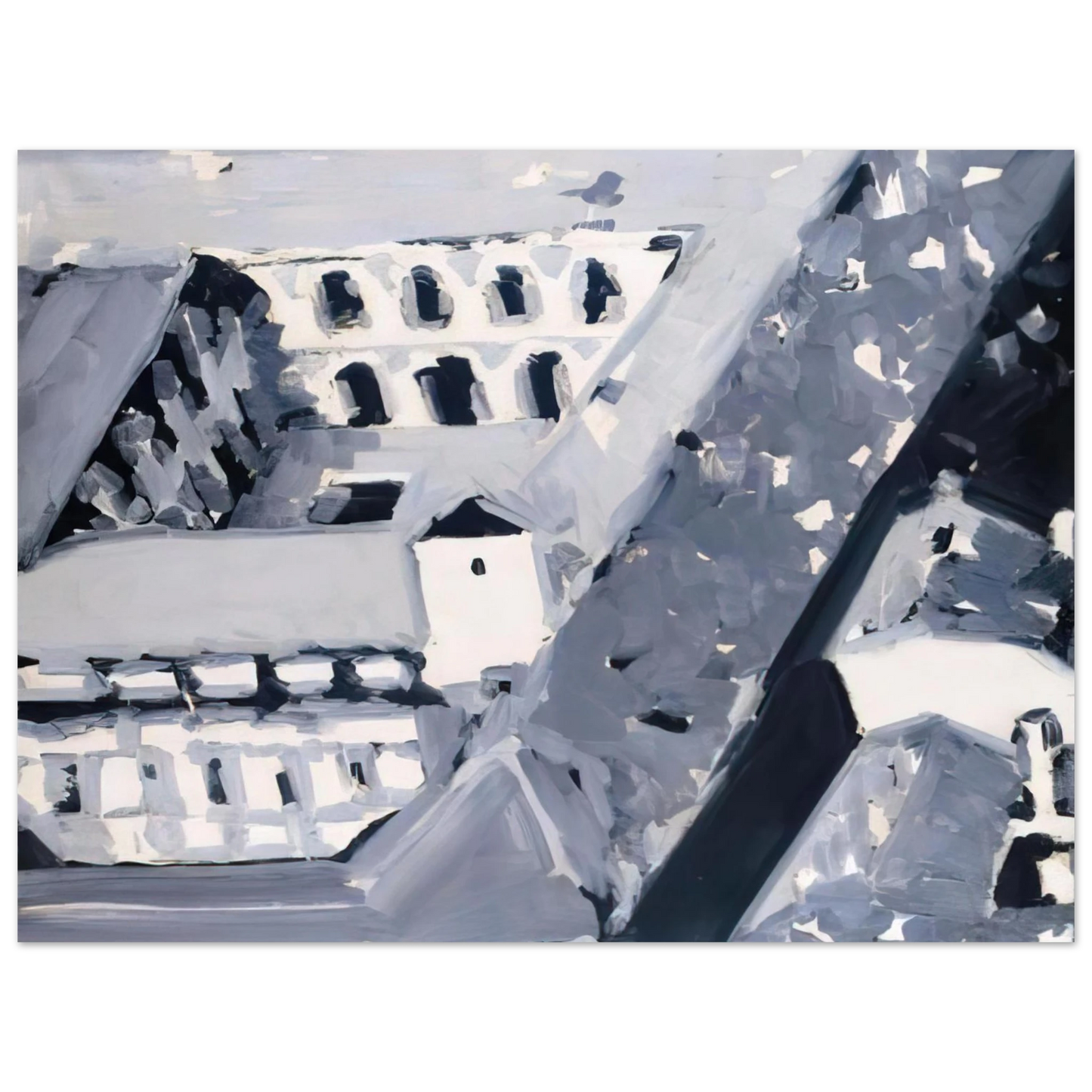 Gerhard Richter - TOWNSCAPE M5 1968 Fine Art Poster - Default Title