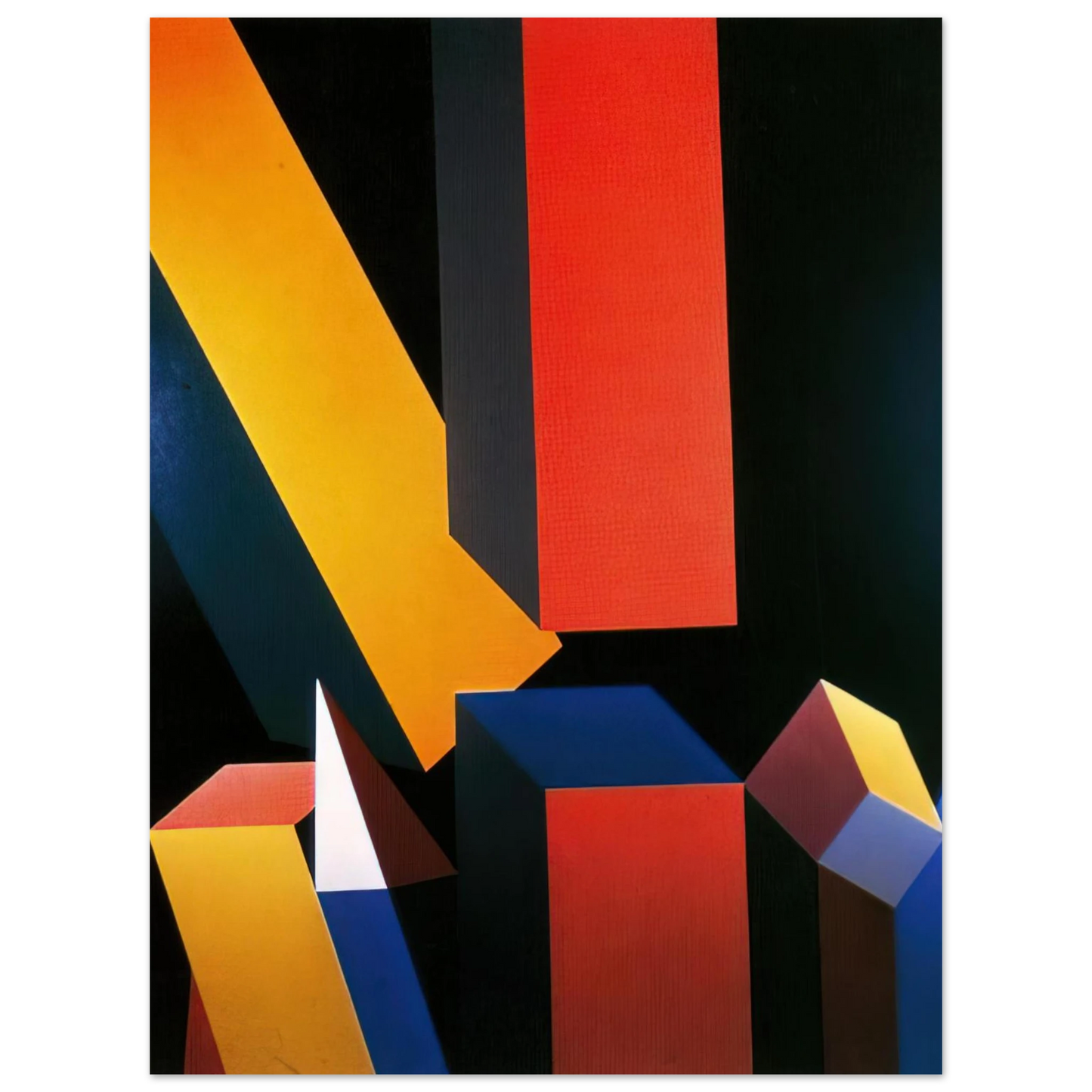 Miriam Schapiro - Byzantium - Hard Edge Painting Fine Art Poster - Default Title