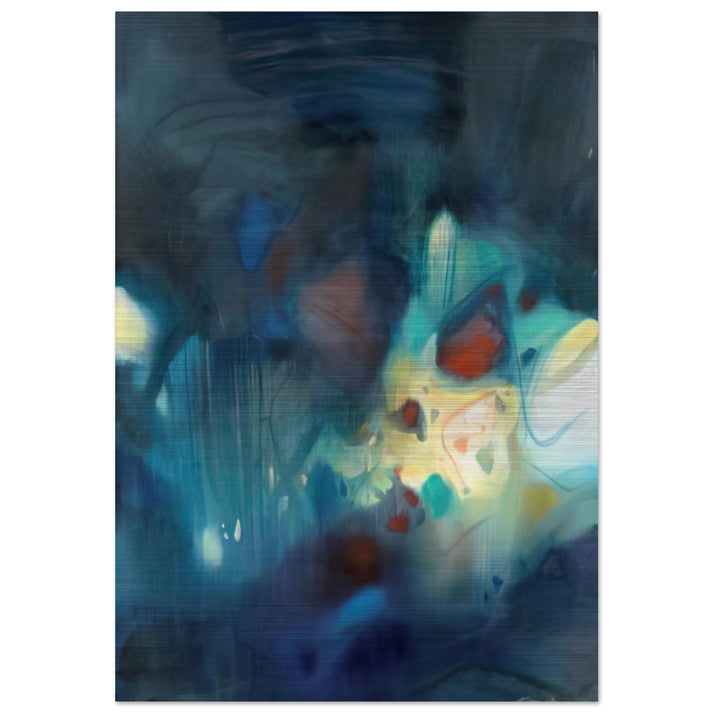 CLAIR D OBSCURITE 1988 - Chu teh Chun Brushed Aluminum Print - 70x100 cm / 28x40 inches | Chu teh Chun Aluminum Print | Chu teh Chun Prints