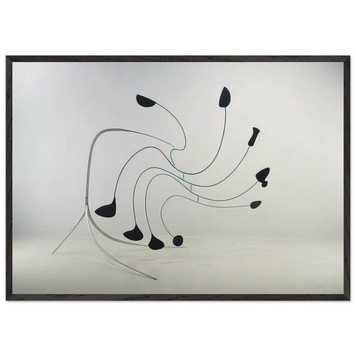THE SPIDER 1940 - Alexander Calder 70x100 cm / 28x40 inches Framed Art Print – Black Wooden Frame