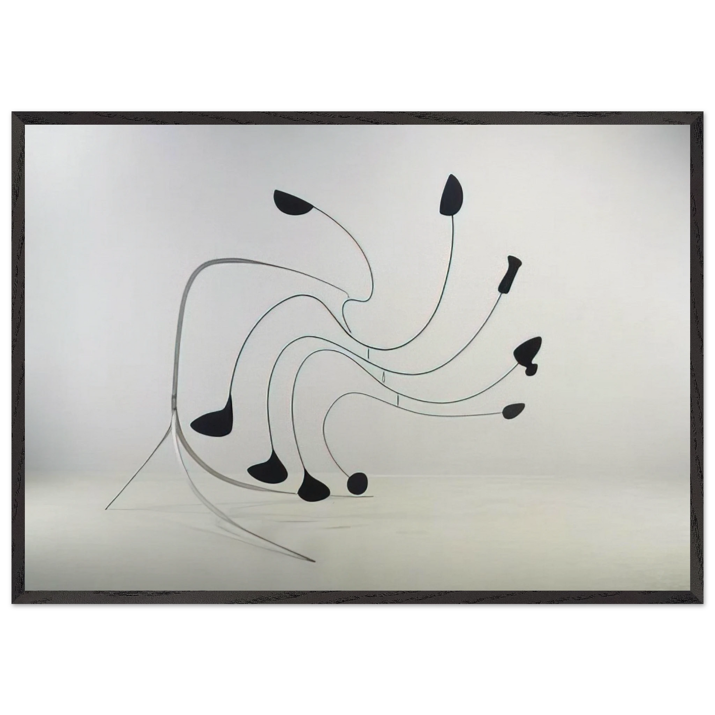 THE SPIDER 1940 - Alexander Calder Framed Art Print – Black Wooden Frame - Default Title - -Framed Art Print