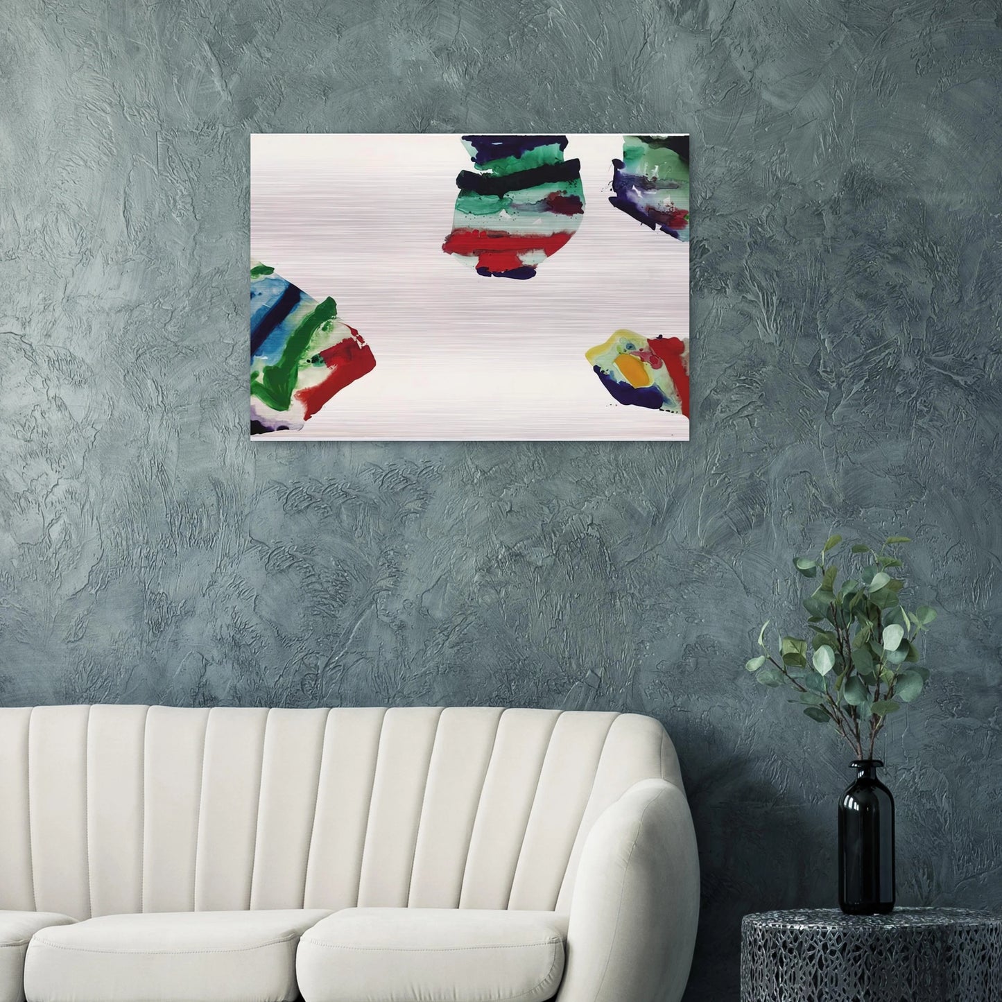 Los Angeles - Sam Francis Brushed Aluminum Print - 70x100 cm / 28x40 inches | Sam Francis Aluminum Print | Sam Francis Prints