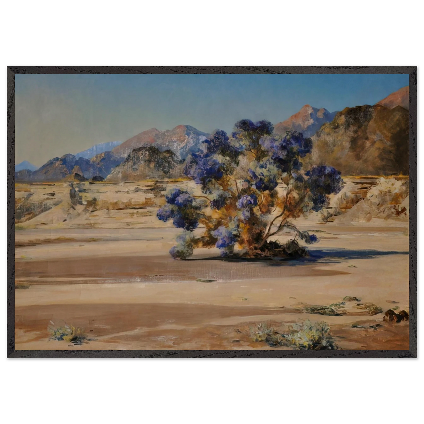 Smoketree - Post-Impressionism - Agnes Lawrence Pelton Framed Art Print – Black Wooden Frame - Default Title - -Framed Art Print