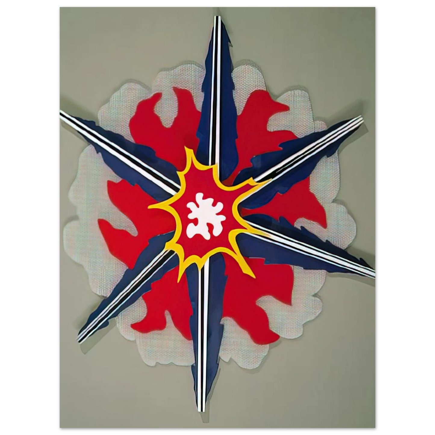 Roy Lichtenstein - WALL EXPLOSION II 1965 Fine Art Poster - Default Title