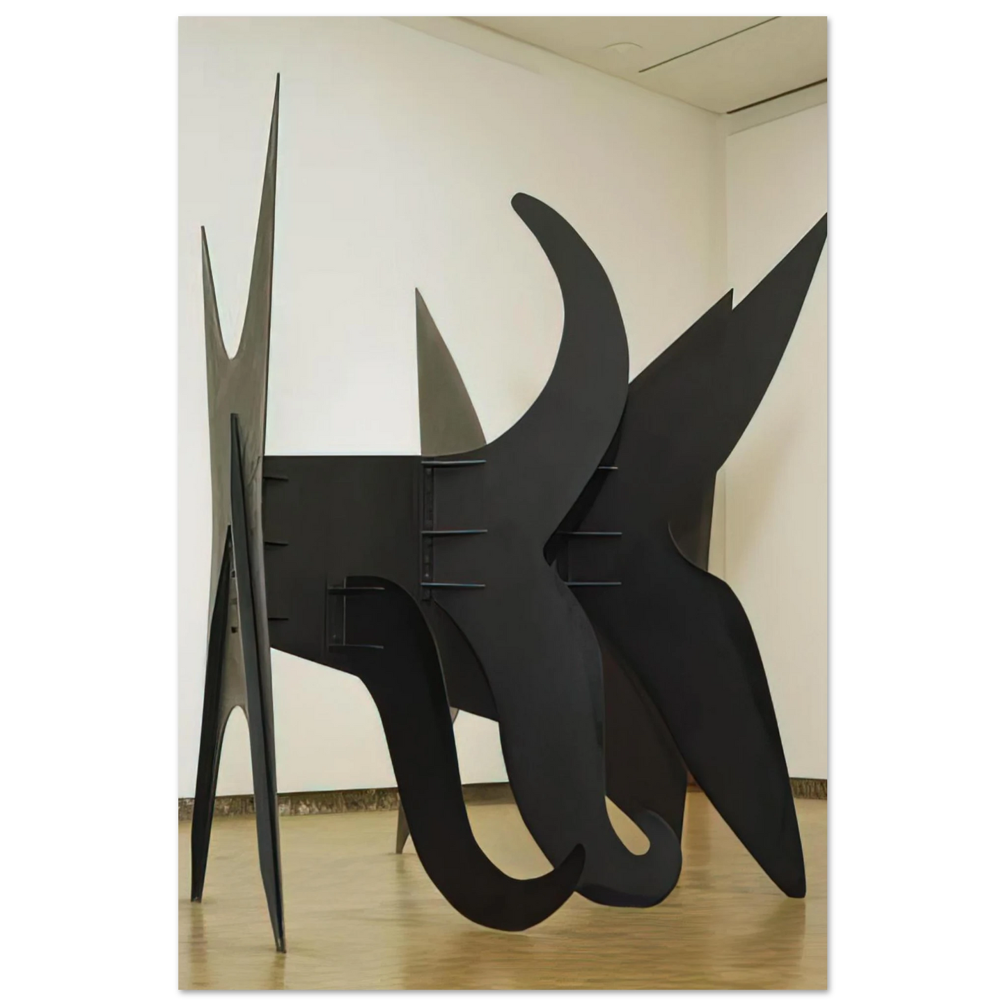 Alexander Calder - THE X AND ITS TAILS 1967 Fine Art Poster - 40x60 cm / 16x24 inches