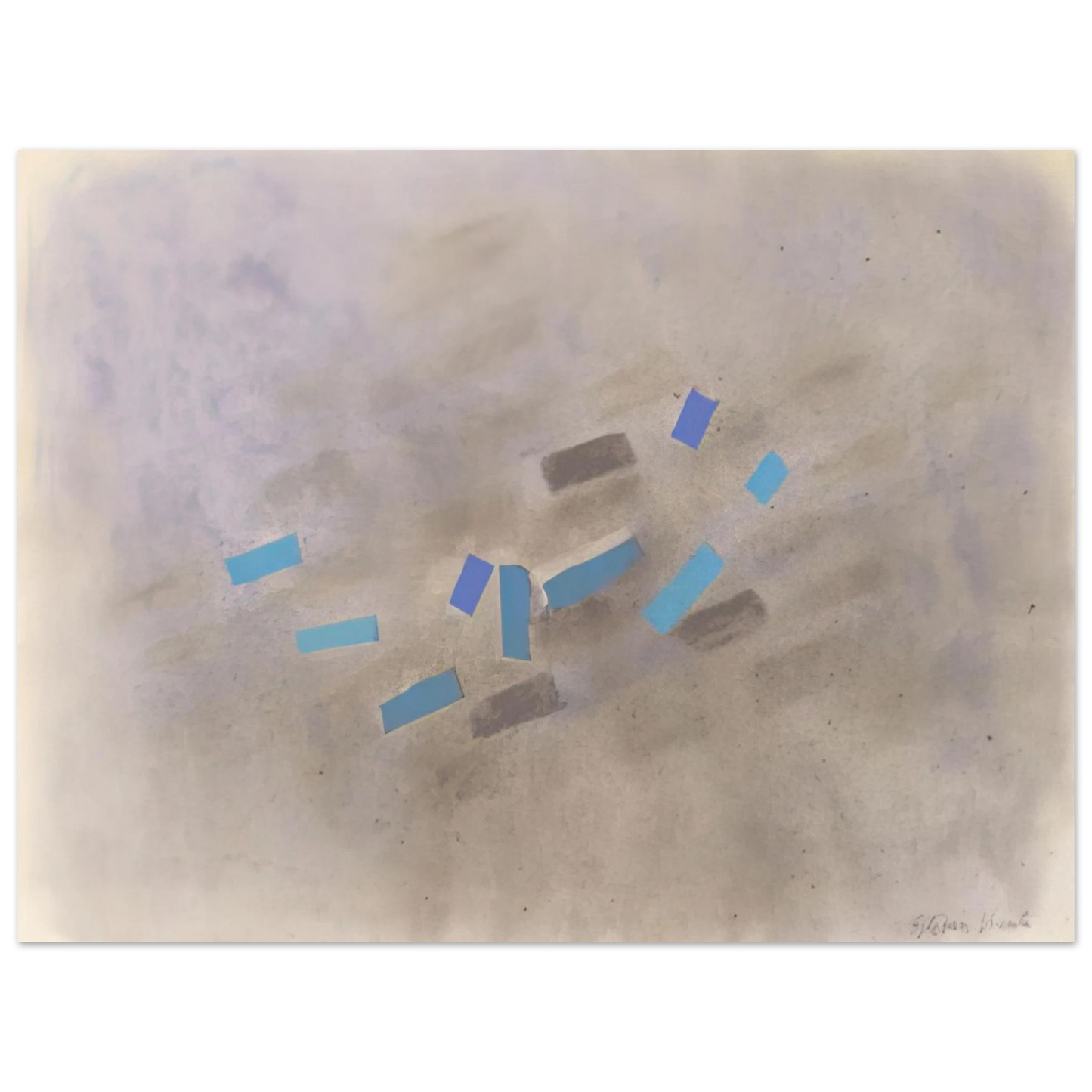 Esteban Vicente - NUMERO 10 1983 Fine Art Poster - Default Title