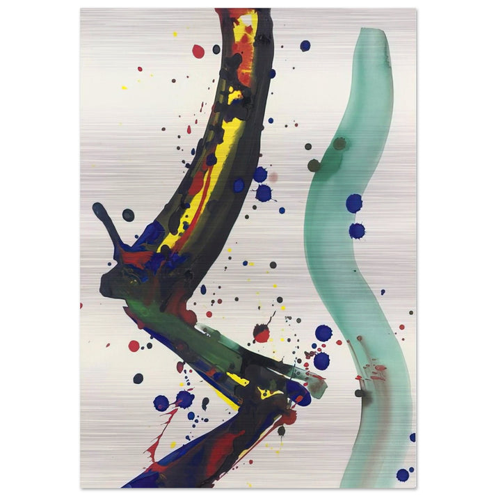 Drawing for Sculpture SF65-010 - Sam Francis Brushed Aluminum Print - 70x100 cm / 28x40 inches | Sam Francis Aluminum Print | Sam Francis Prints