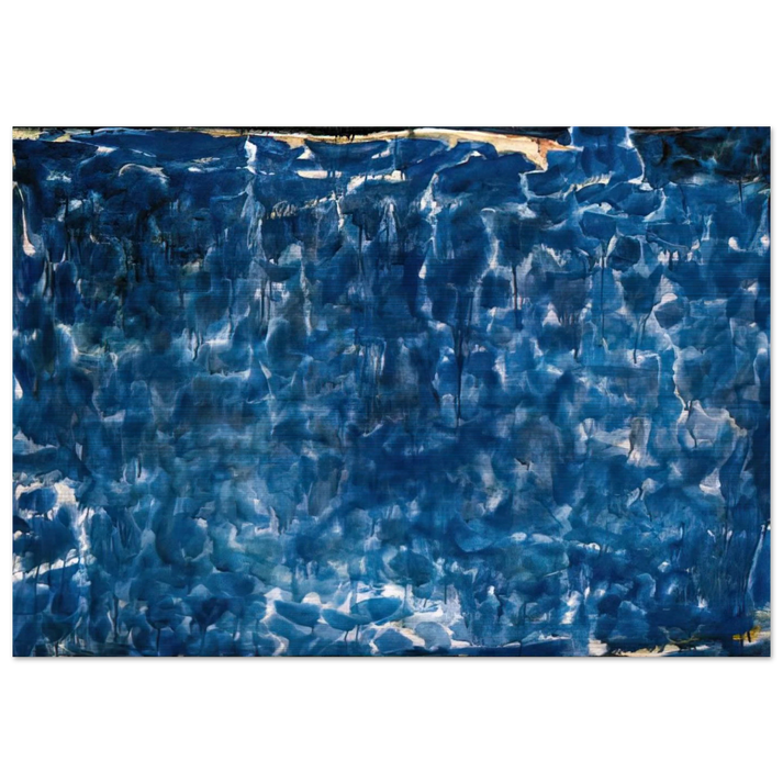 Untitled SFP53-31 - Sam Francis Brushed Aluminum Print - 70x100 cm / 28x40 inches | Sam Francis Aluminum Print | Sam Francis Prints