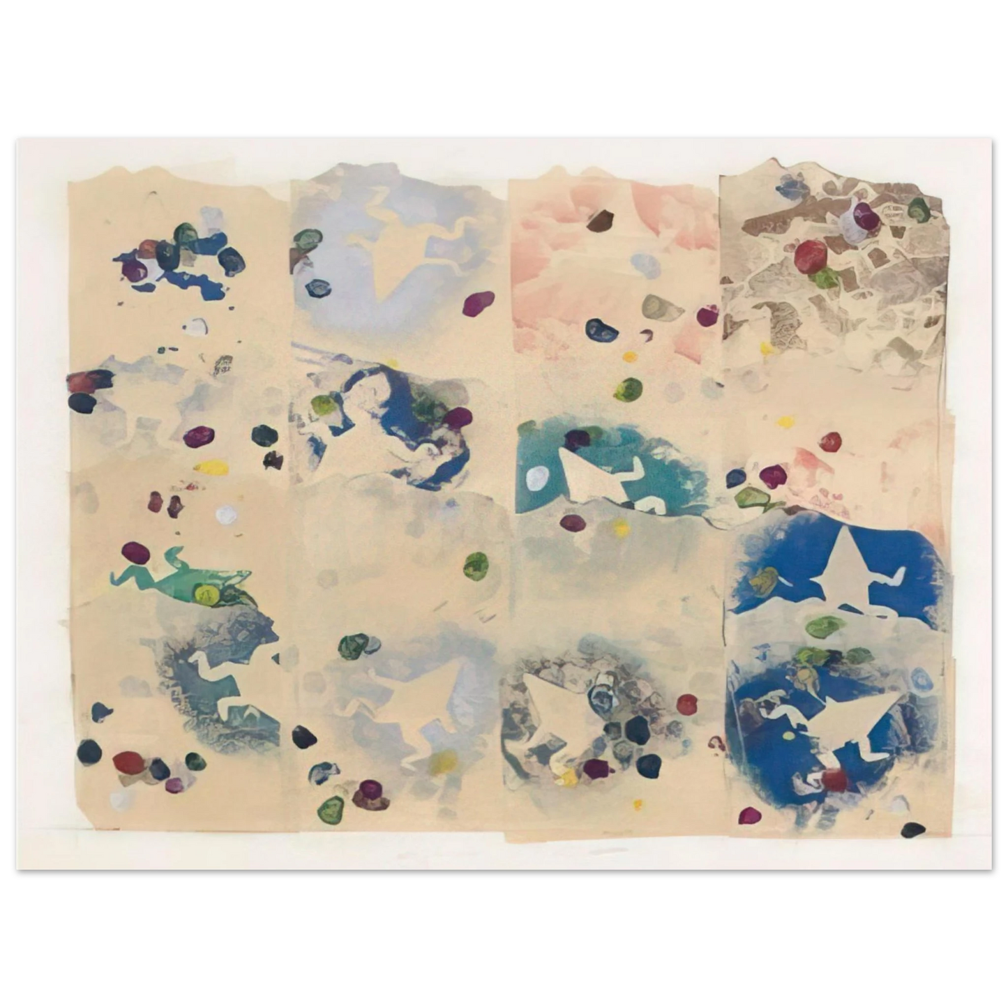 Alighiero Boetti - RANE E SPECCHI 1980 Fine Art Poster - Default Title