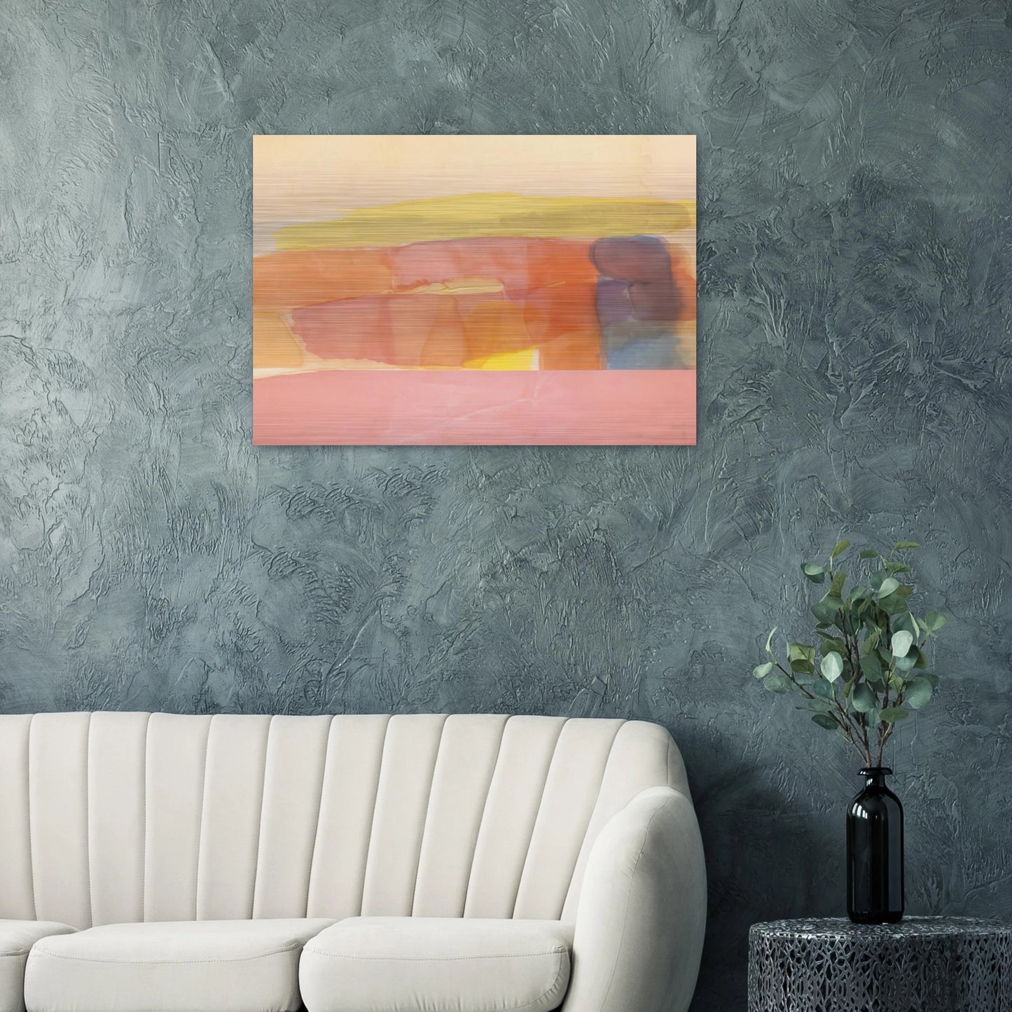 First Path - 1978 - Ronnie Landfield Brushed Aluminum Print - 70x100 cm / 28x40 inches | Ronnie Landfield Aluminum Print | Ronnie Landfield Prints