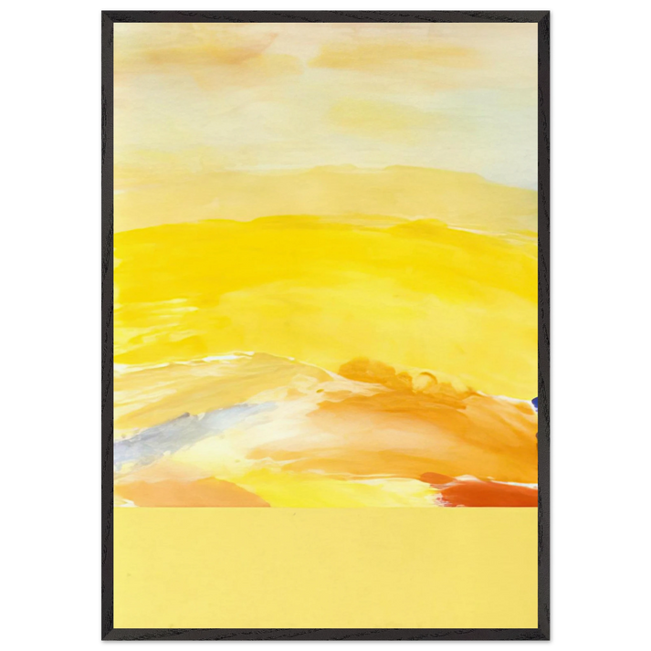 Light in Your Eyes - 2000 - Ronnie Landfield 70x100 cm / 28x40 inches Framed Art Print – Black Wooden Frame