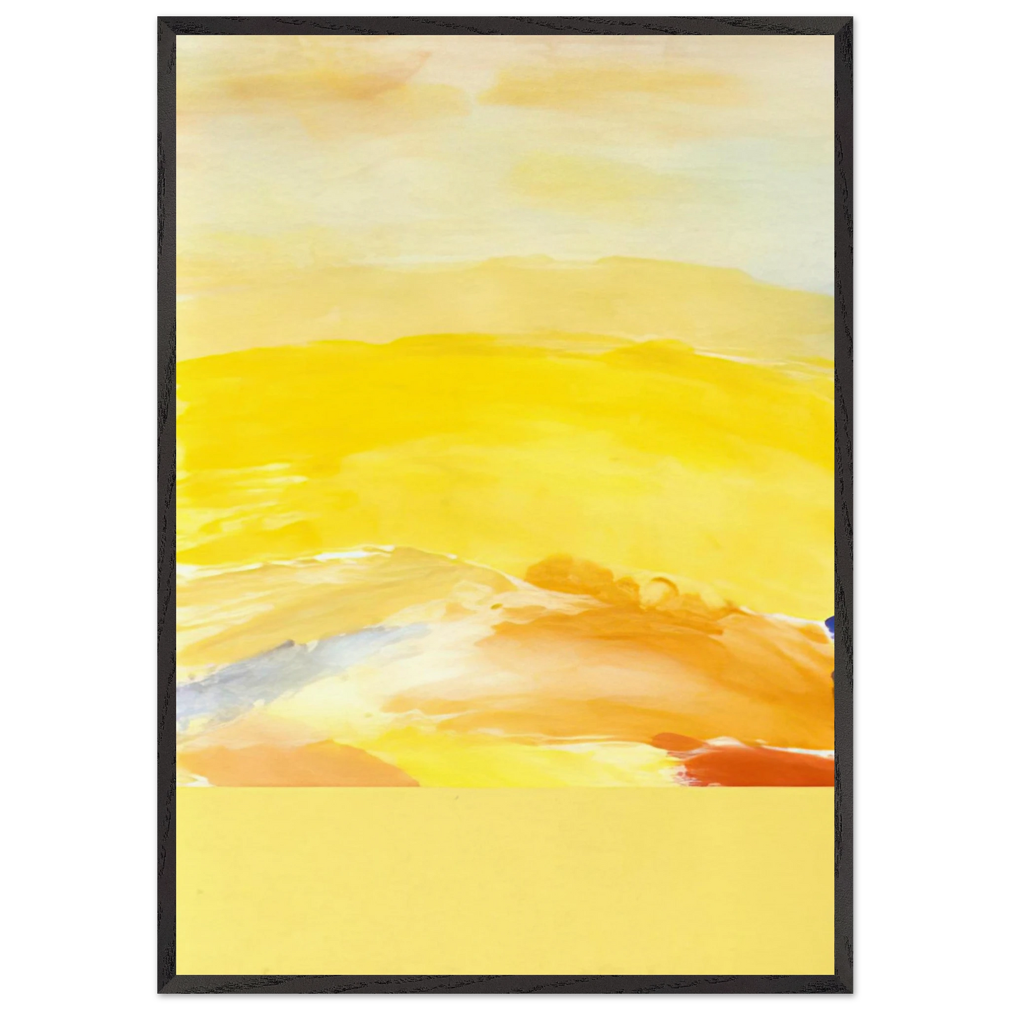 Light in Your Eyes - 2000 - Ronnie Landfield 70x100 cm / 28x40 inches Framed Art Print – Black Wooden Frame