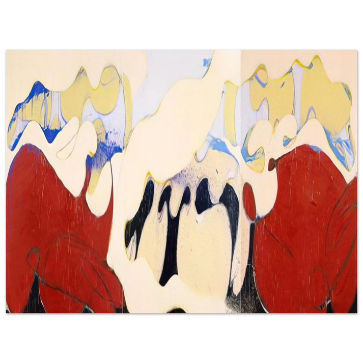 Norman Bluhm - Coney Island Beauty - 1974 75x100 cm / 30x40inches Fine Art Poster