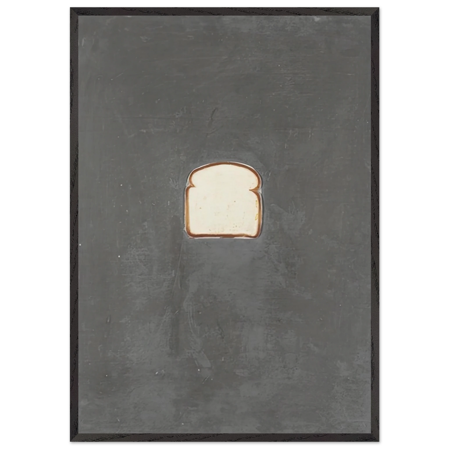 BREAD 1969 - Jasper Johns 70x100 cm / 28x40 inches Framed Art Print – Black Wooden Frame
