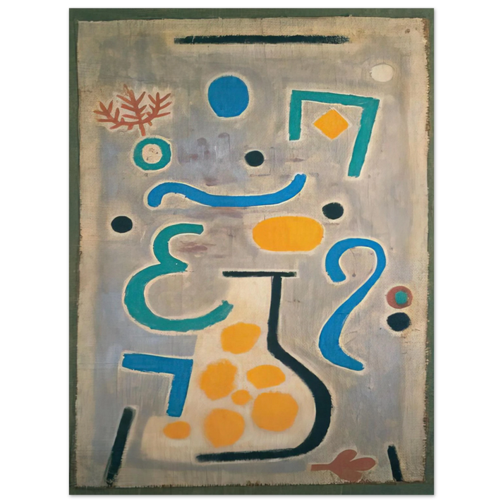 Paul Klee - THE VASE 1938 75x100 cm / 30x40inches Fine Art Poster