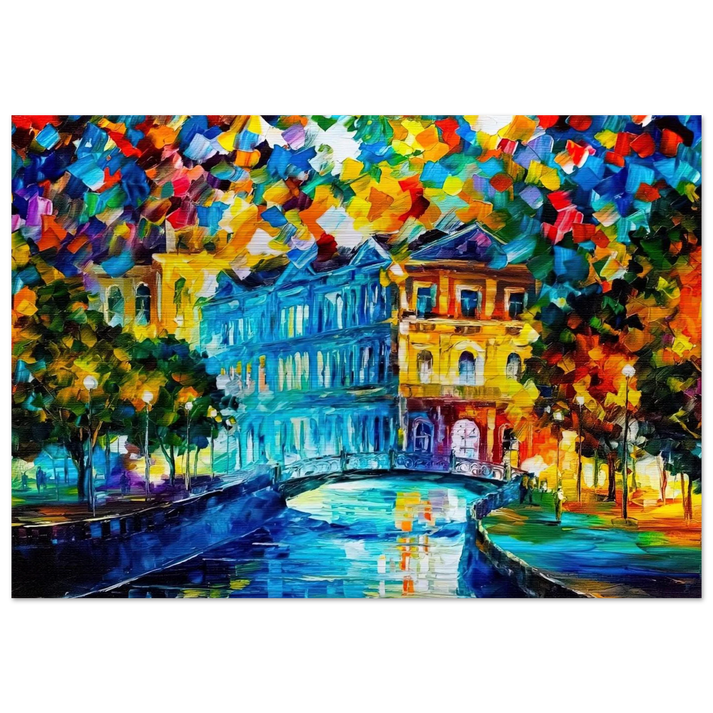 Leonid Afremov - Leonid Afremov Brushed Aluminum Print - 70x100 cm / 28x40 inches | Leonid Afremov Aluminum Print | Leonid Afremov Prints