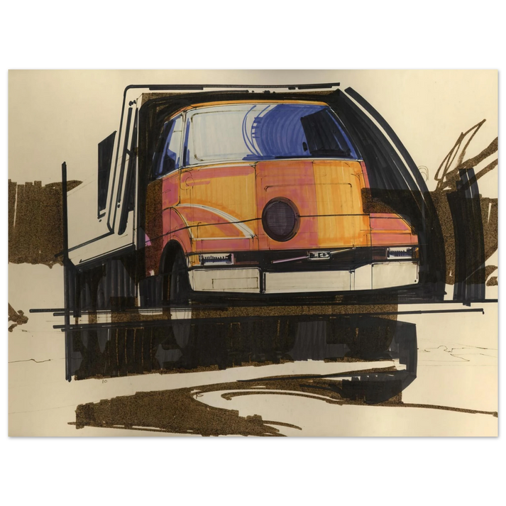 Syd Mead - Syd Mead 75x100 cm / 30x40inches Fine Art Poster