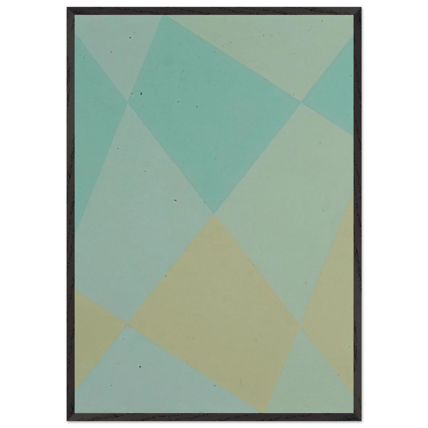 Dynamische farbdurchdringung - Concretism - Max Bill 70x100 cm / 28x40 inches Framed Art Print – Black Wooden Frame