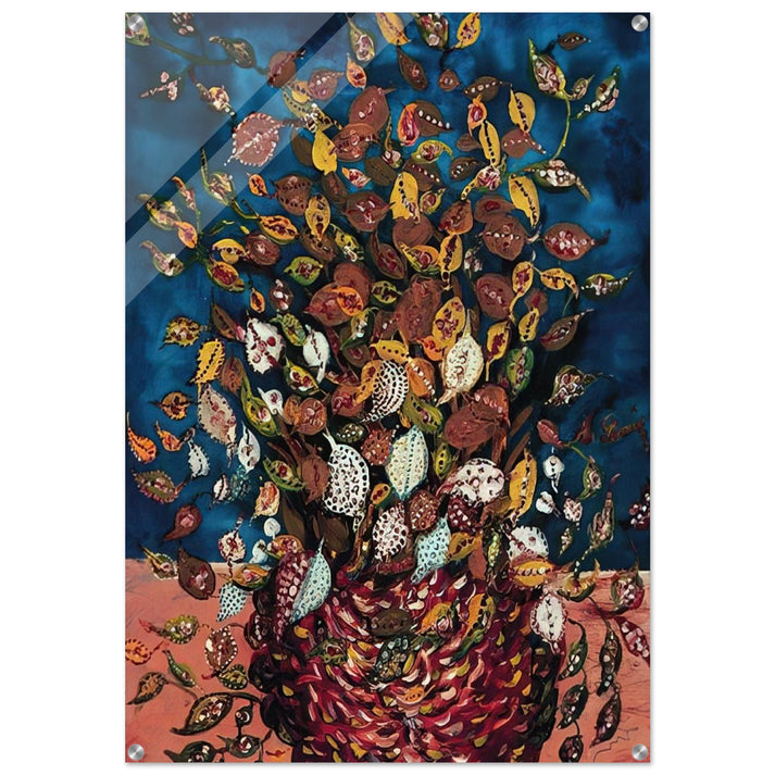 Le Bouquet de Feuilles - Naïve Art Primitivism - Seraphine Louis Acrylic Print - 70x100 cm / 28x40″ inches | Seraphine Louis Wall Art | Seraphine Louis Prints