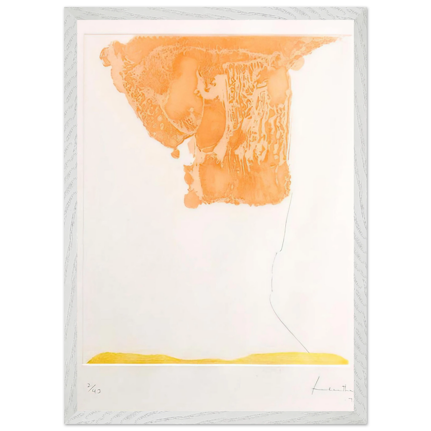 Helen Frankenthaler - Pranzo Italiano - 1973 Wall art - 30x45 cm / 12x18 inches - Fine Art Poster - -