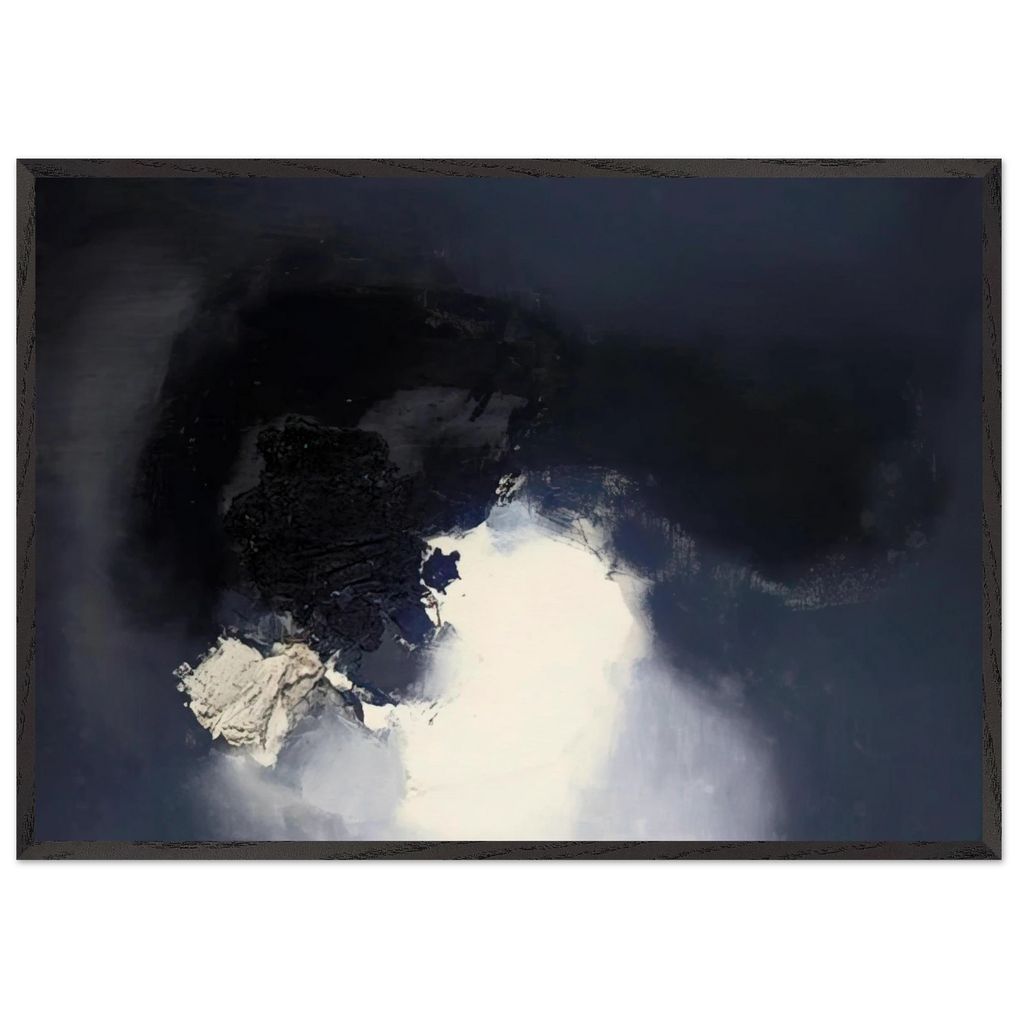 PAINTING 139 - Luis Feito Framed Art Print – Black Wooden Frame - Default Title - -Framed Art Print