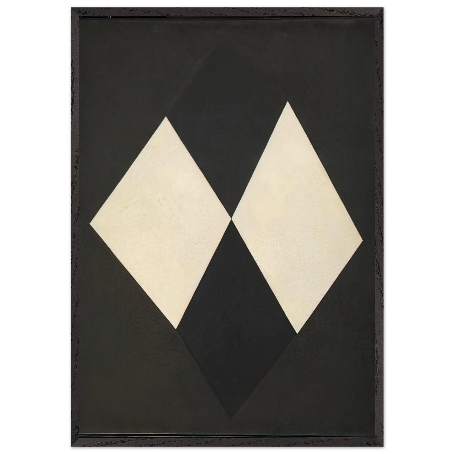 Untitled - 1963 N12 - Mira Schendel Framed Art Print – Black Wooden Frame - Default Title - -Framed Art Print