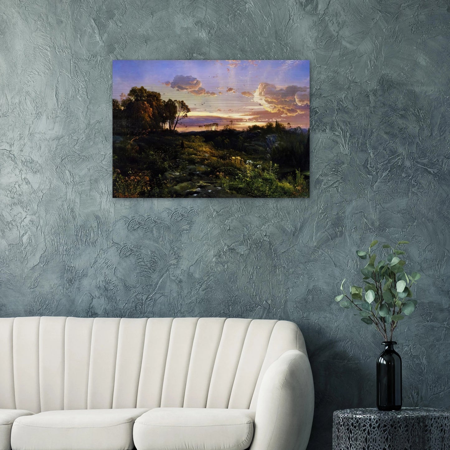 Dusk Wings - Thomas Moran Brushed Aluminum Print - 70x100 cm / 28x40 inches | Thomas Moran Aluminum Print | Thomas Moran Prints