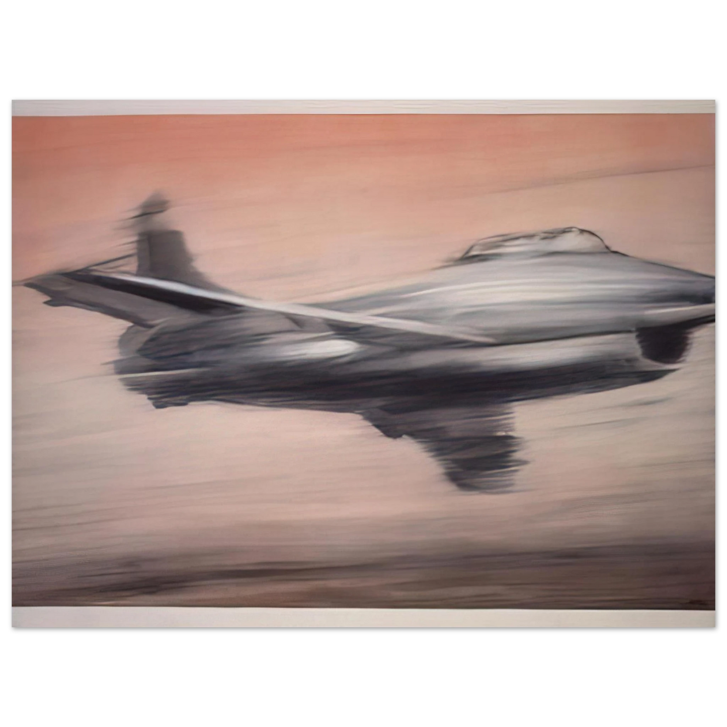 Gerhard Richter - JET FIGHTER 1963 Fine Art Poster - Default Title