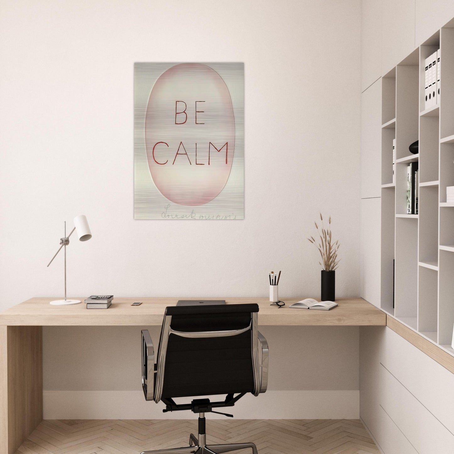 BE CALME OCTOBER 1ST 31ST - Louise Bourgeois Brushed Aluminum Print - 70x100 cm / 28x40 inches | Louise Bourgeois Aluminum Print | Louise Bourgeois Prints
