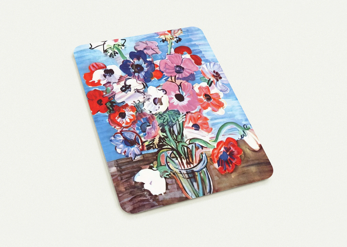 ANEMONES 1937 By Raoul Dufy Pack of 10 Post Cards | Raoul Dufy Post Cards | A6 (10.5 x 14.8 cm) - 4.1 x 5.8 inches