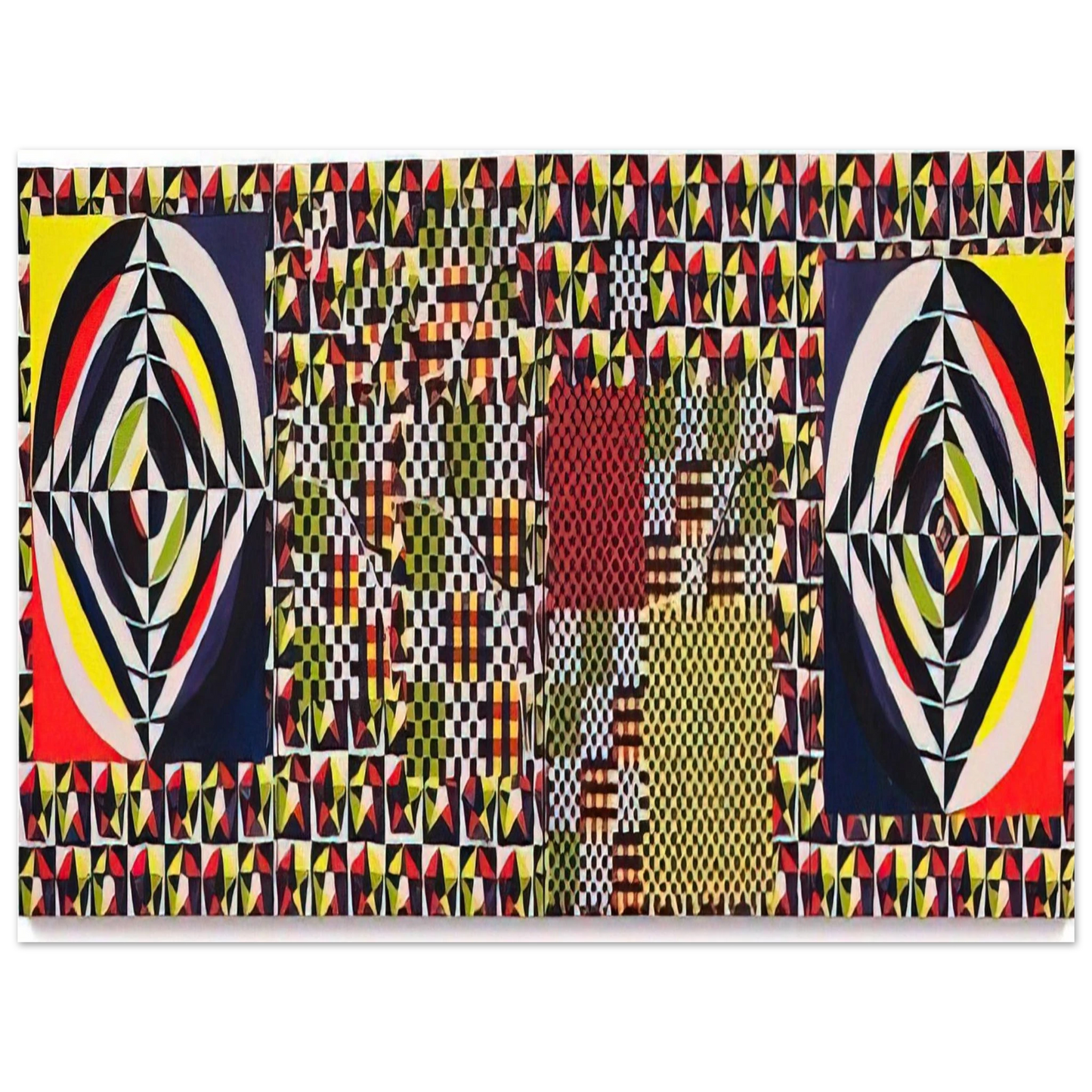 Alfred Jensen - The Pythagorean Theorem - 1964 Fine Art Poster - Default Title