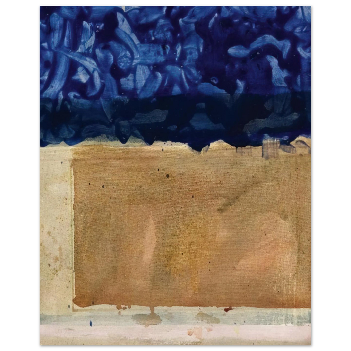 Helen Frankenthaler - Shoreline - 1952 Wall art - 15x20 cm / 6x8 inches - Fine Art Poster - -