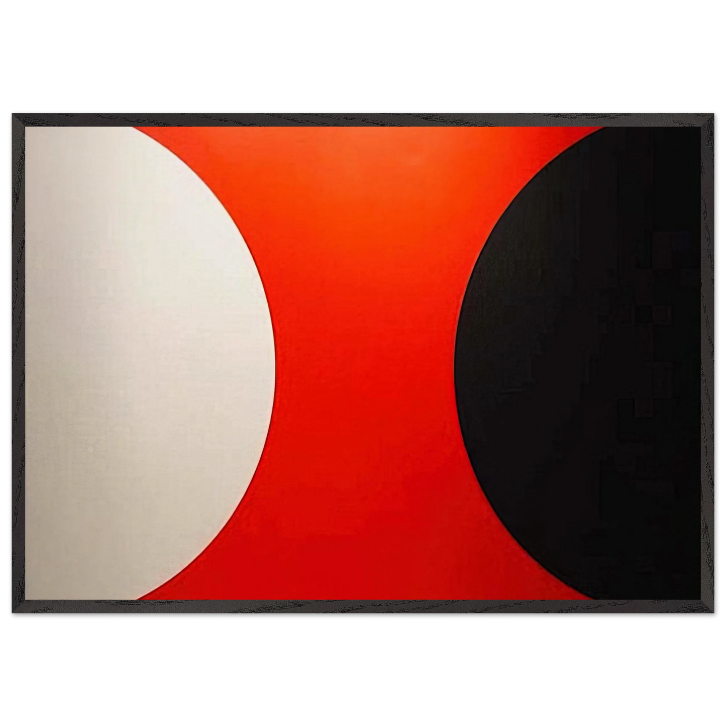 Omega IX - 1961 - Alexander Liberman Framed Art Print – Black Wooden Frame - Default Title - -Framed Art Print