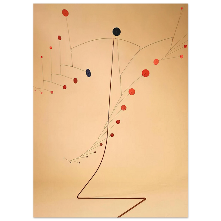 Alexander Calder - RED CASCADE 1954 Fine Art Poster