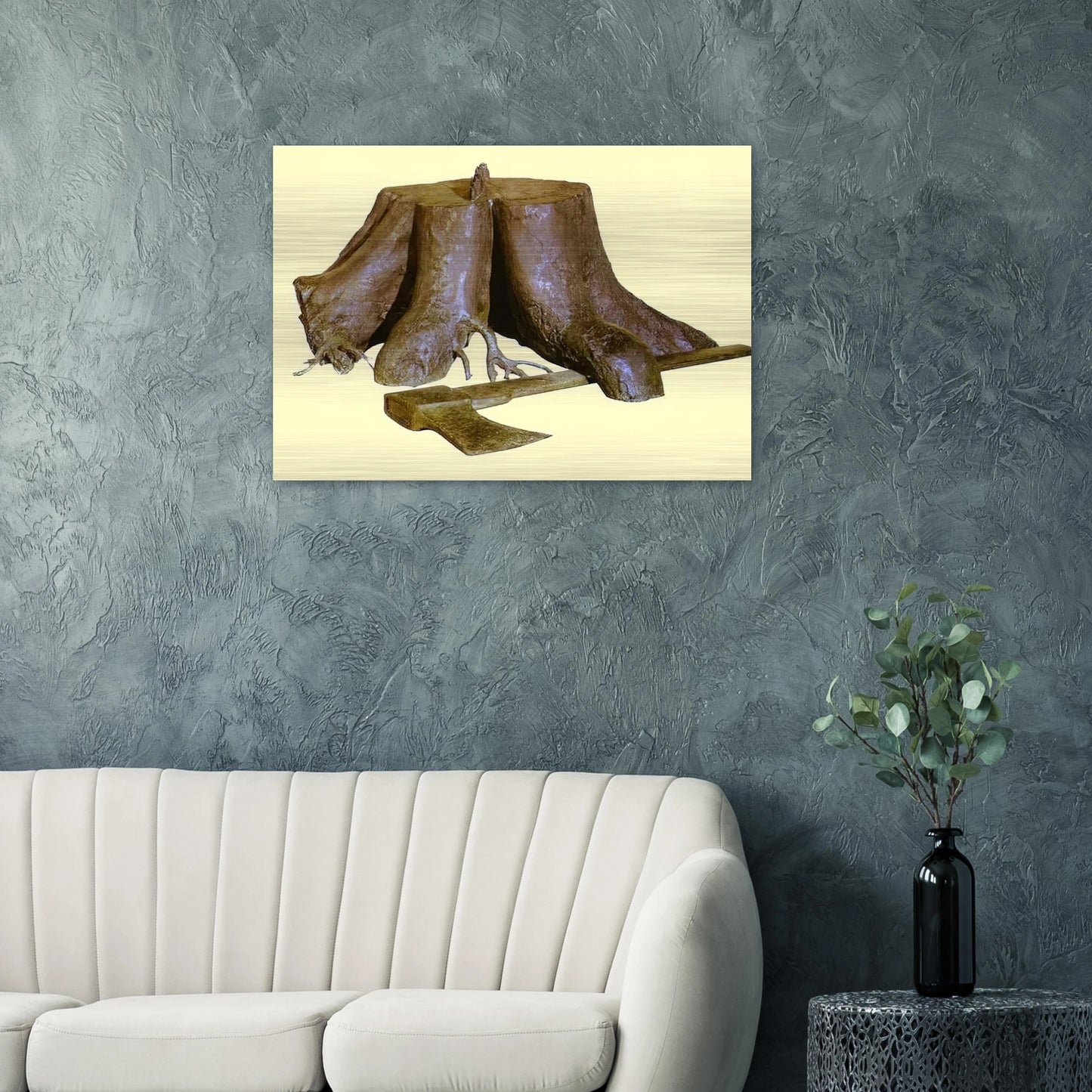 THE LABOURS OF ALEXANDER 1967 - Rene Magritte Brushed Aluminum Print - 70x100 cm / 28x40 inches | Rene Magritte Aluminum Print | Rene Magritte Prints