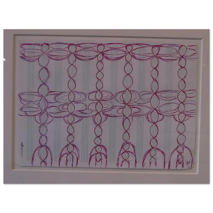 Louise Bourgeois - CHANGE THE DIRECTION OF THE MUSIC STAFF 75x100 cm / 30x40inches Fine Art Poster