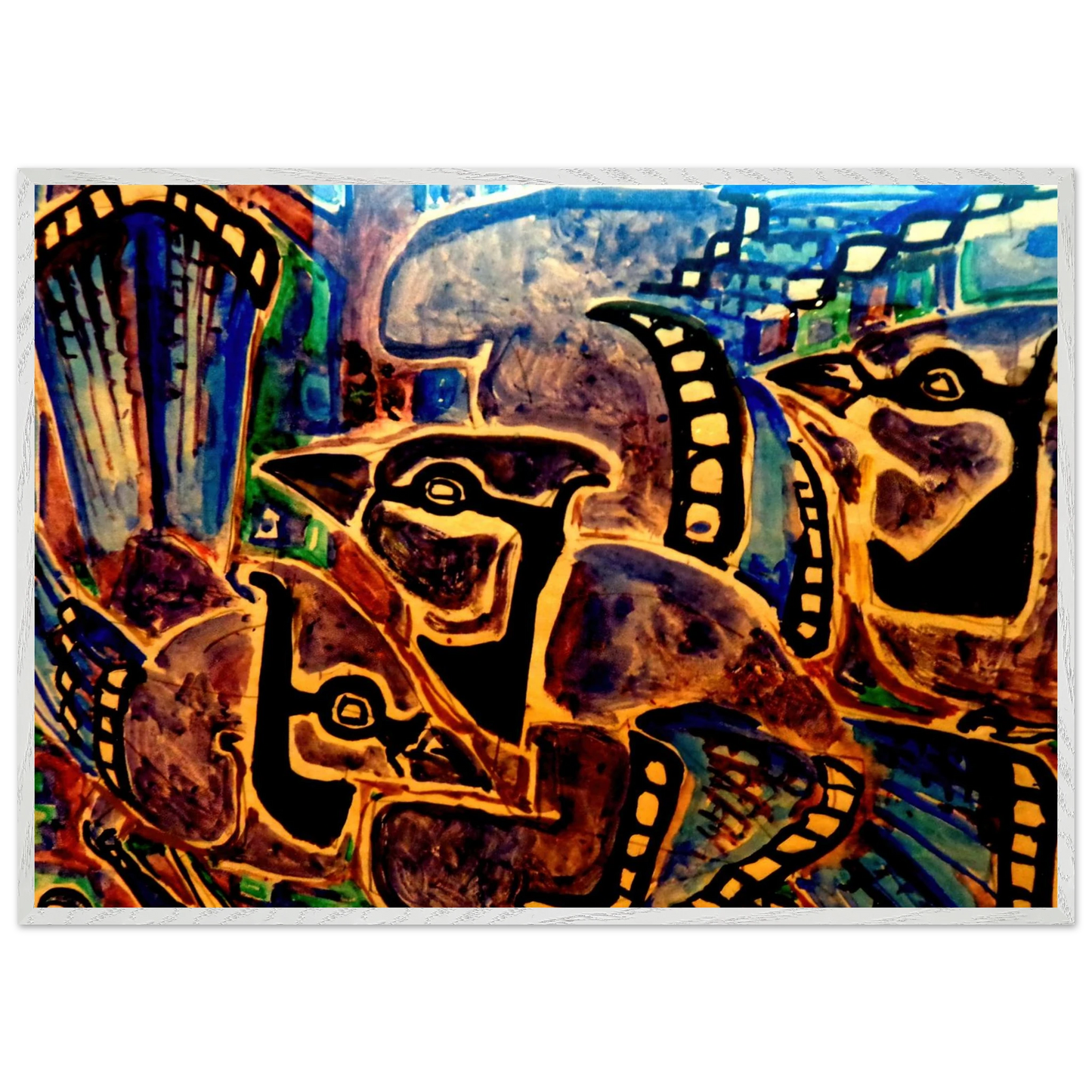 Walter Inglis Anderson - Walter Anderson Wall art - A3 (29.7 x 42 cm) - Premium Wooden Framed Poster With Fine Art Paper-canvas - Wood frame