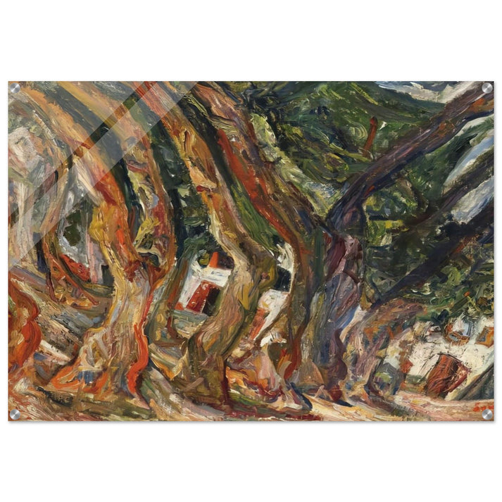 PLANE TREES AT CERET 1920 0 - Chaim Soutine Acrylic Print - 70x100 cm / 28x40″ inches