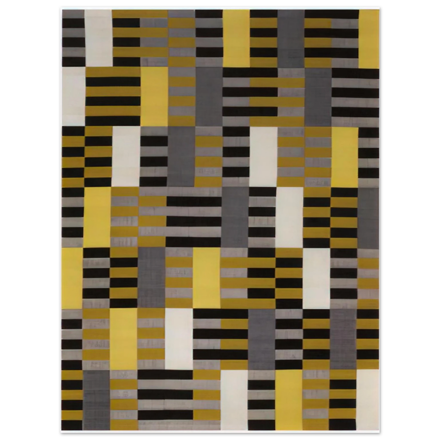 Anni Albers - BLACK WHITE YELLOW 1926 Fine Art Poster - Default Title