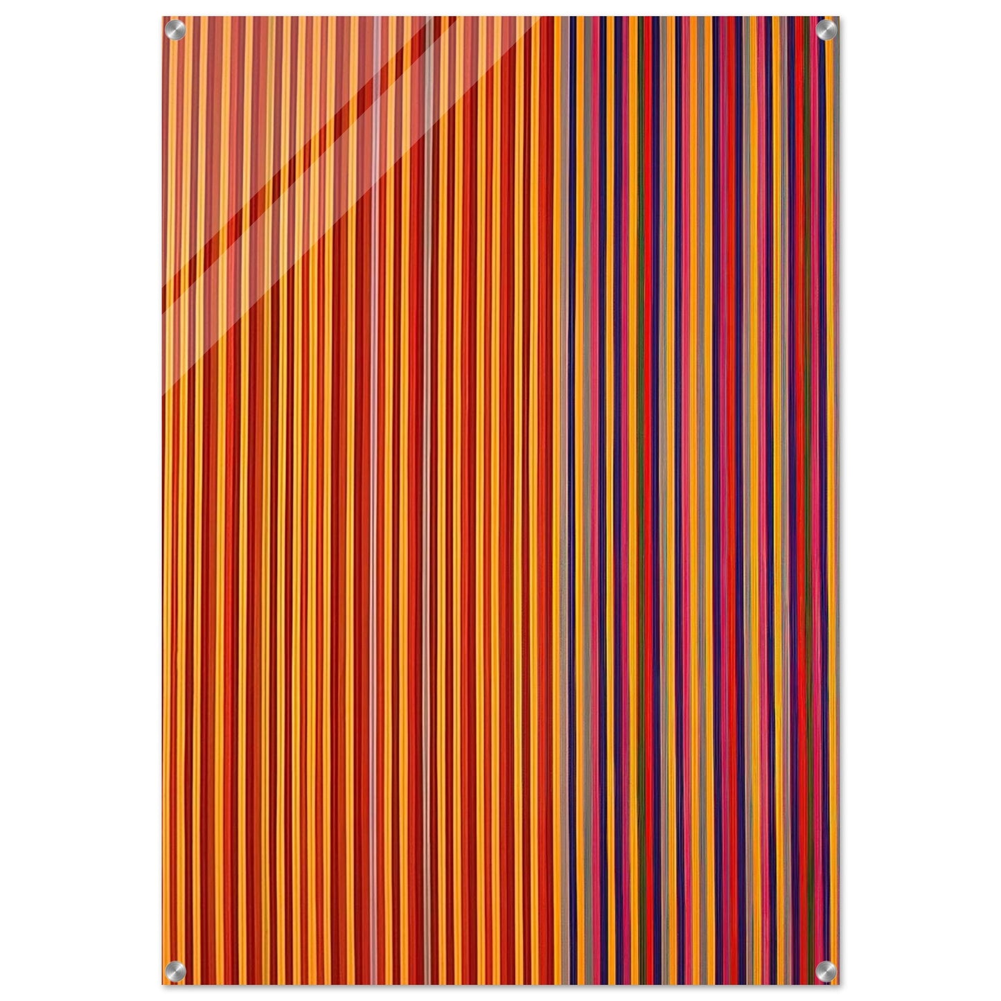 Equinox - 1965 - Gene Davis Acrylic Print - 70x100 cm / 28x40″ inches | Gene Davis Wall Art | Gene Davis Prints