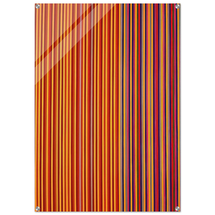 Equinox - 1965 - Gene Davis Acrylic Print - 70x100 cm / 28x40″ inches | Gene Davis Wall Art | Gene Davis Prints