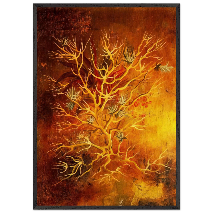 PLANT 1960 - Remedios Varo 70x100 cm / 28x40 inches Framed Art Print – Black Wooden Frame