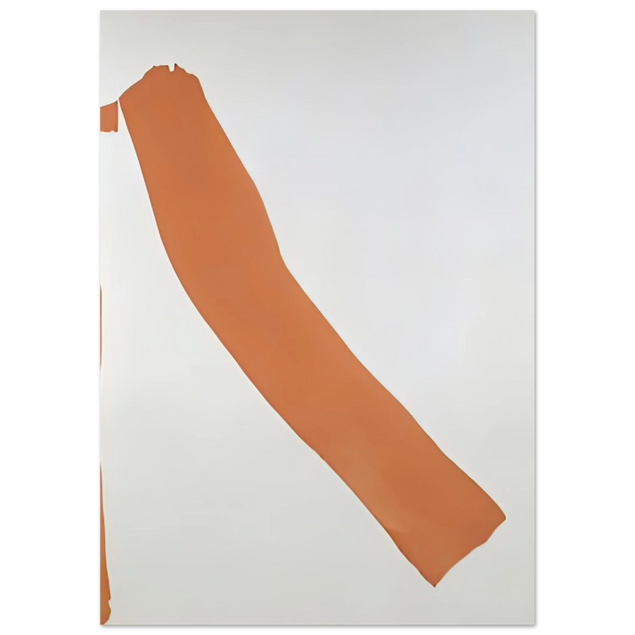 Helen Frankenthaler - Stride, 1969- Wall Art - 60x80 cm / 24x32 inches - Premium Wooden Framed Poster With Fine Art Paper-canvas - White frame
