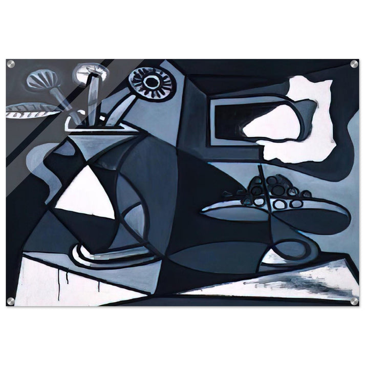 Vase with flowers - Pablo Picasso Acrylic Print - 70x100 cm / 28x40″ inches