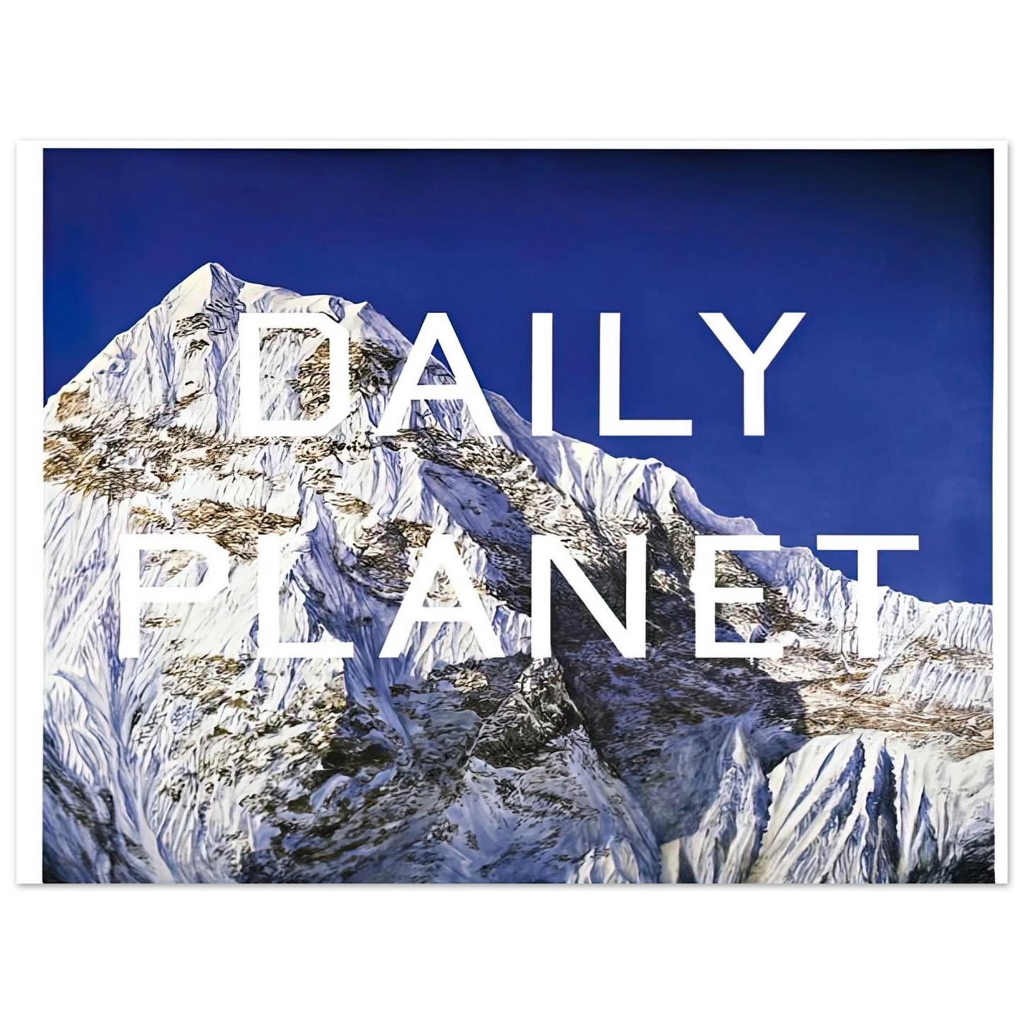 Edward Ruscha - DAILY PLANET 2003 Fine Art Poster - Default Title
