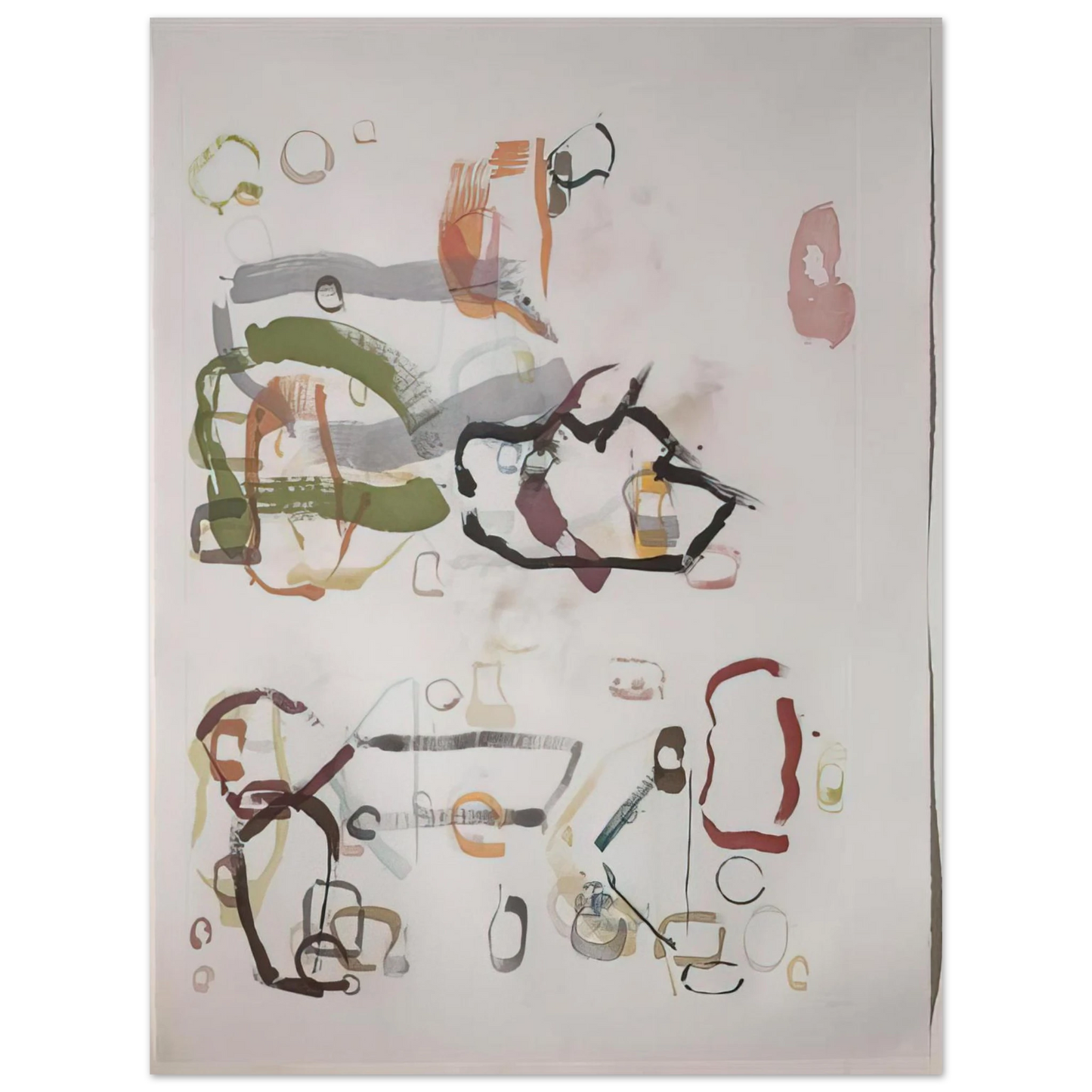 John Cage - 75 Stones - 1989 Fine Art Poster - Default Title