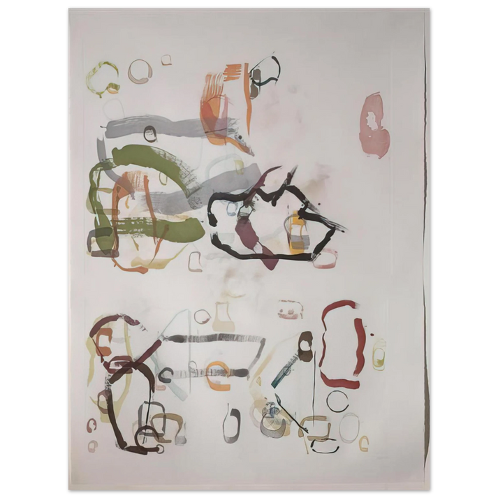 John Cage - 75 Stones - 1989 75x100 cm / 30x40inches Fine Art Poster